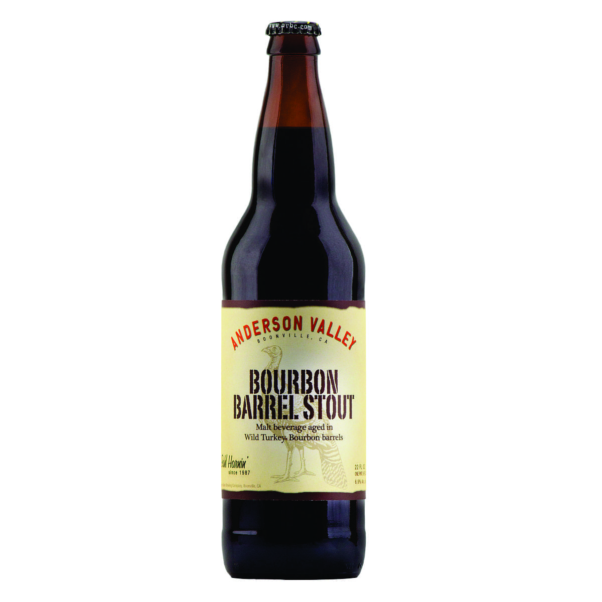 Anderson Valley Wild Turkey Bourbon Barrel Stout Finley Beer anderson-valley-wild-turkey-bourbon-barrel-stout-finley-beer